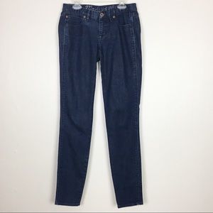 Madewell Skinny Low Rise Jeans Stretch Comfort Dark Wash Denim Size‎ 25X32